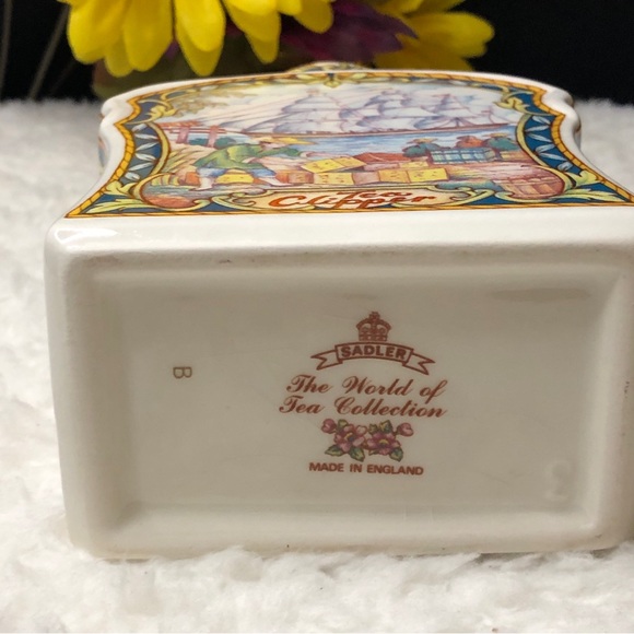 Sadler, The World Of Tea Collection "Tea Clipper Caddy” Excellent Vintage Cond. - Picture 12 of 16